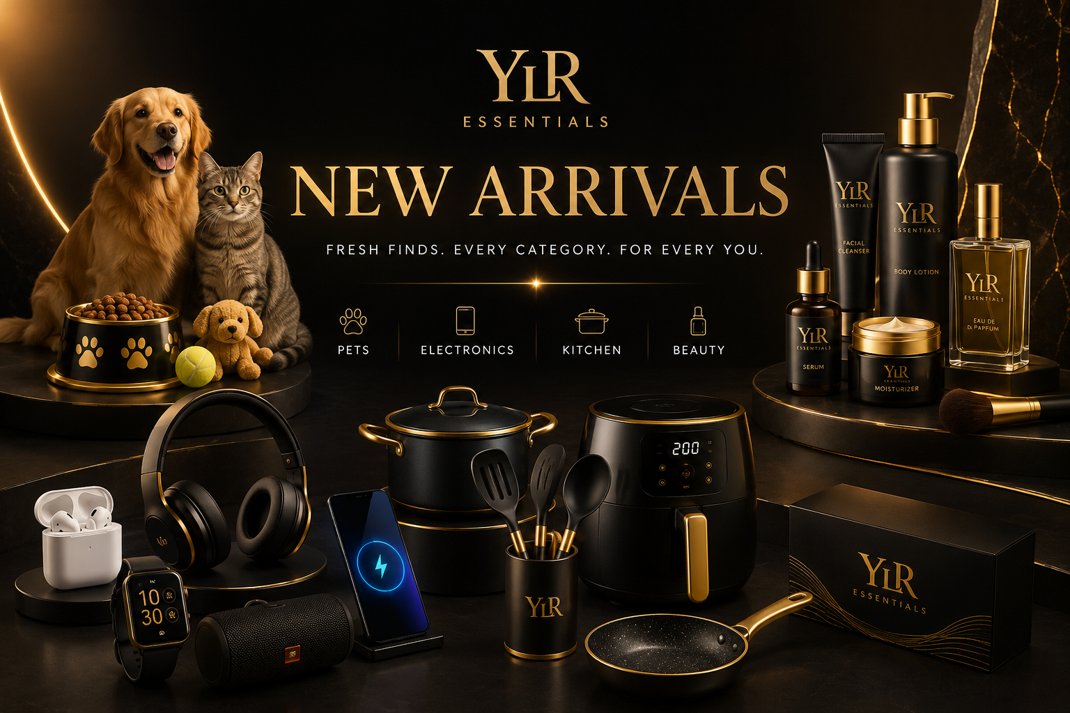 New Arrivals collection - Latest products at YLR Essentials