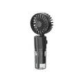 Portable handheld USB rechargeable mist fan with transparent water tank, 4 speed settings, and water spray cooling — YLR Essentials