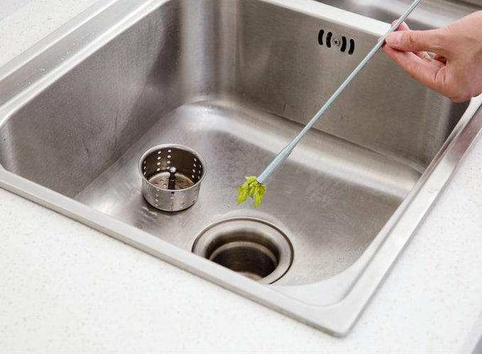 60CM Drain Clog Remover — Spring Pipe Dredging Tool