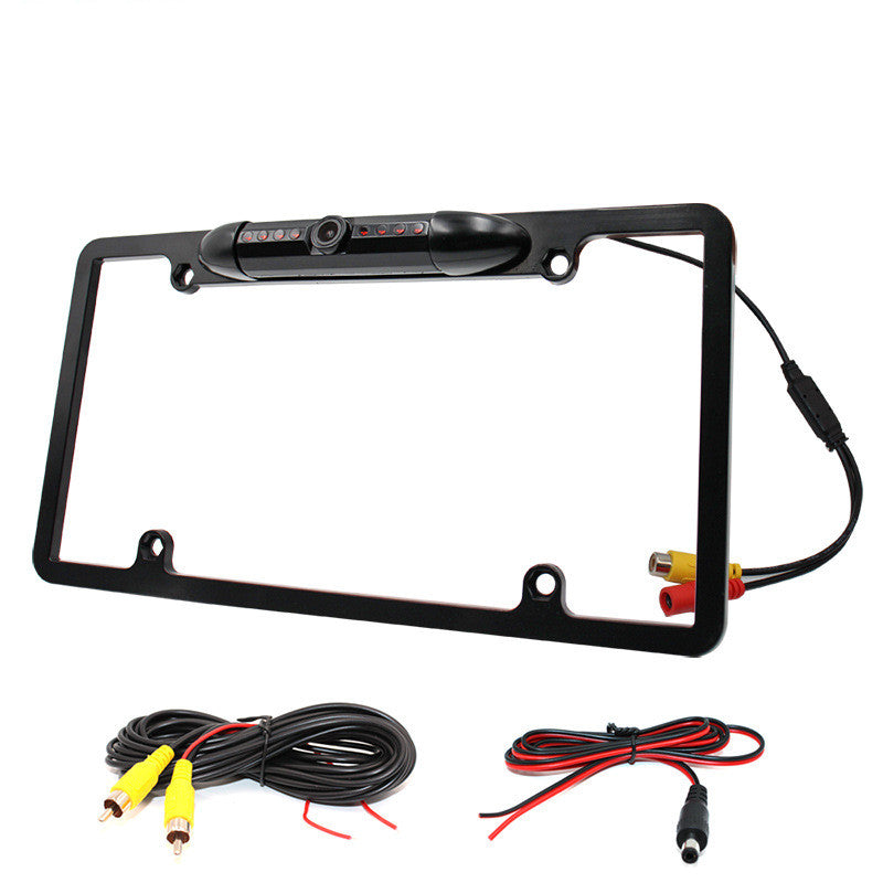 Wireless License Plate Backup Camera with IR Night Vision