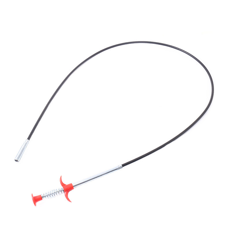 60CM Drain Clog Remover — Spring Pipe Dredging Tool