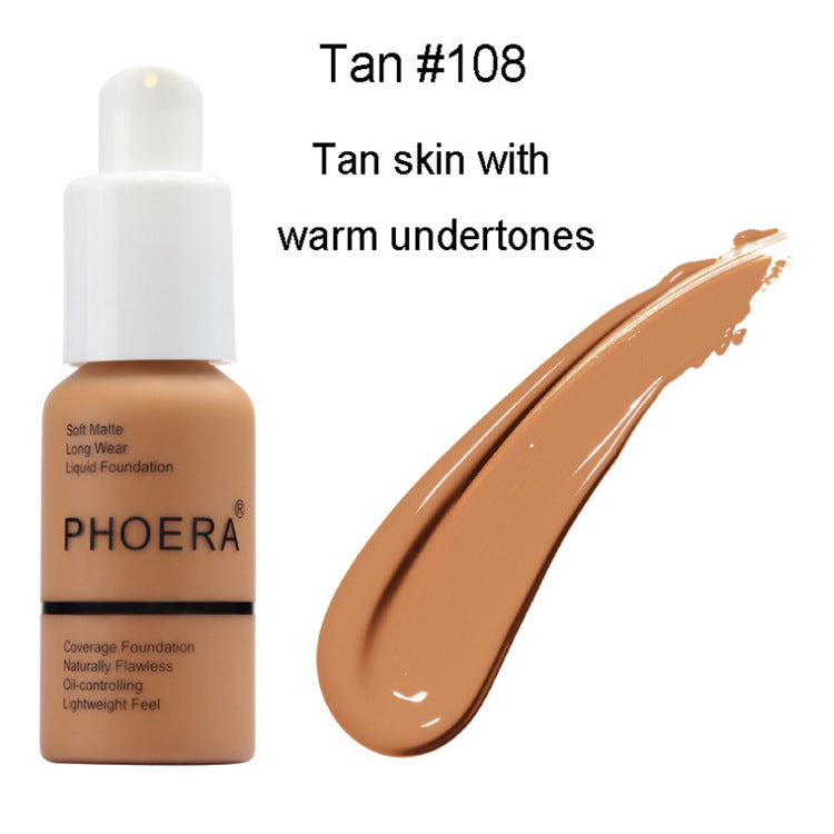 Matte liquid foundation and concealer with full coverage oil control and waterproof formula available in multiple shades | YLR Essentials