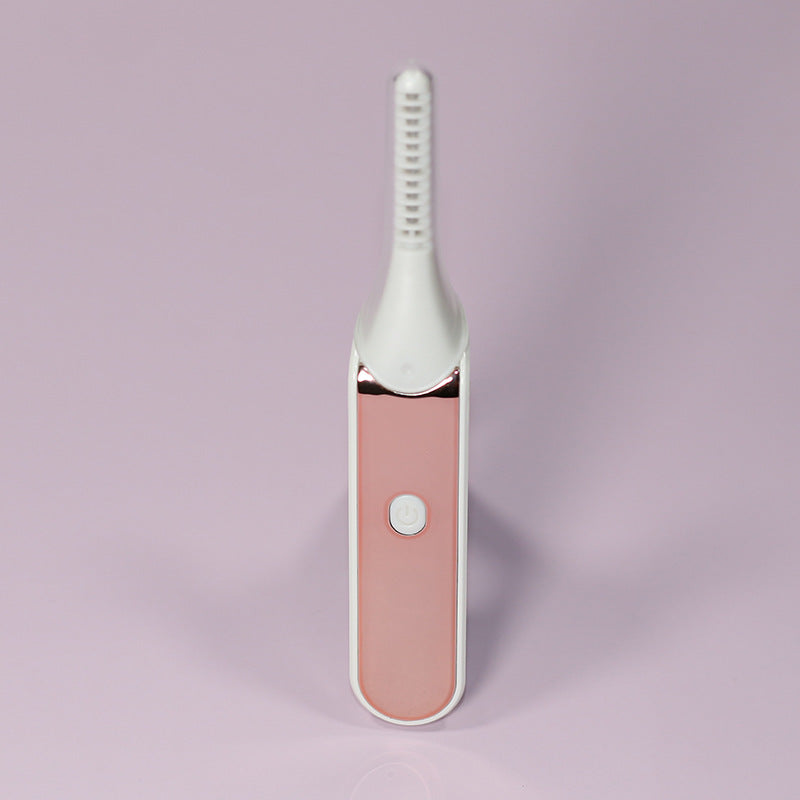 USB rechargeable heated eyelash styling tool