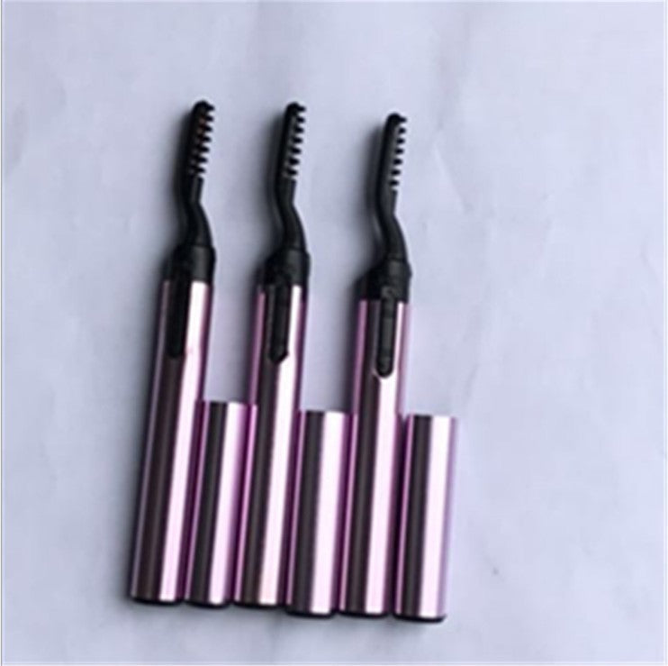 Mini portable heated eyelash curler
