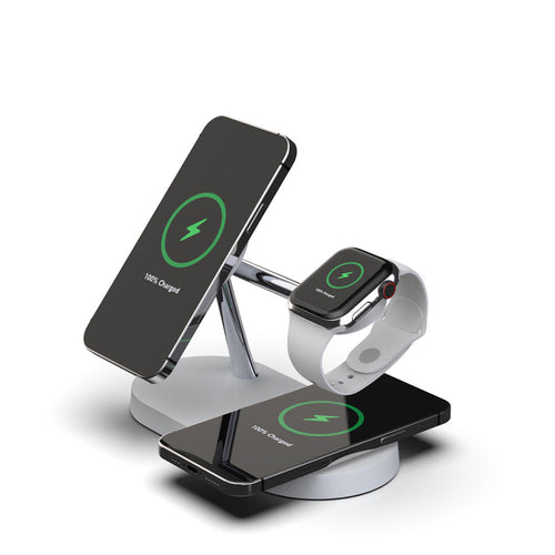 5-in-1 Magnetic Wireless Charging Station 15W – Fast multi-device charger – YLR Essentials