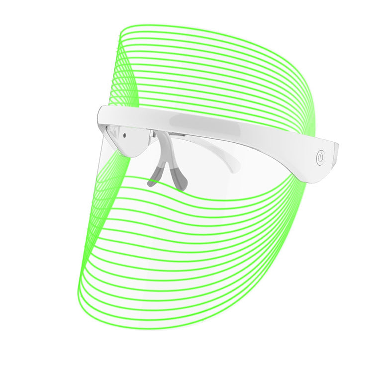 Lightweight LED facial mask for at-home skincare