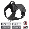 Tactical Pet Harness Vest — Adjustable Reflective Dog Harness with Metal Buckles