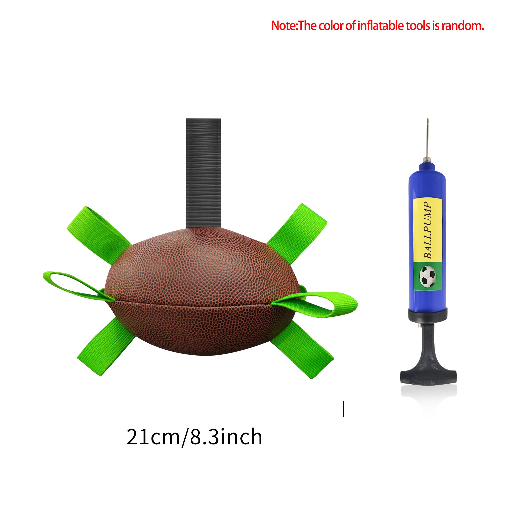 Interactive Dog Football Toy – Fetch & Tug Soccer Ball for Dogs