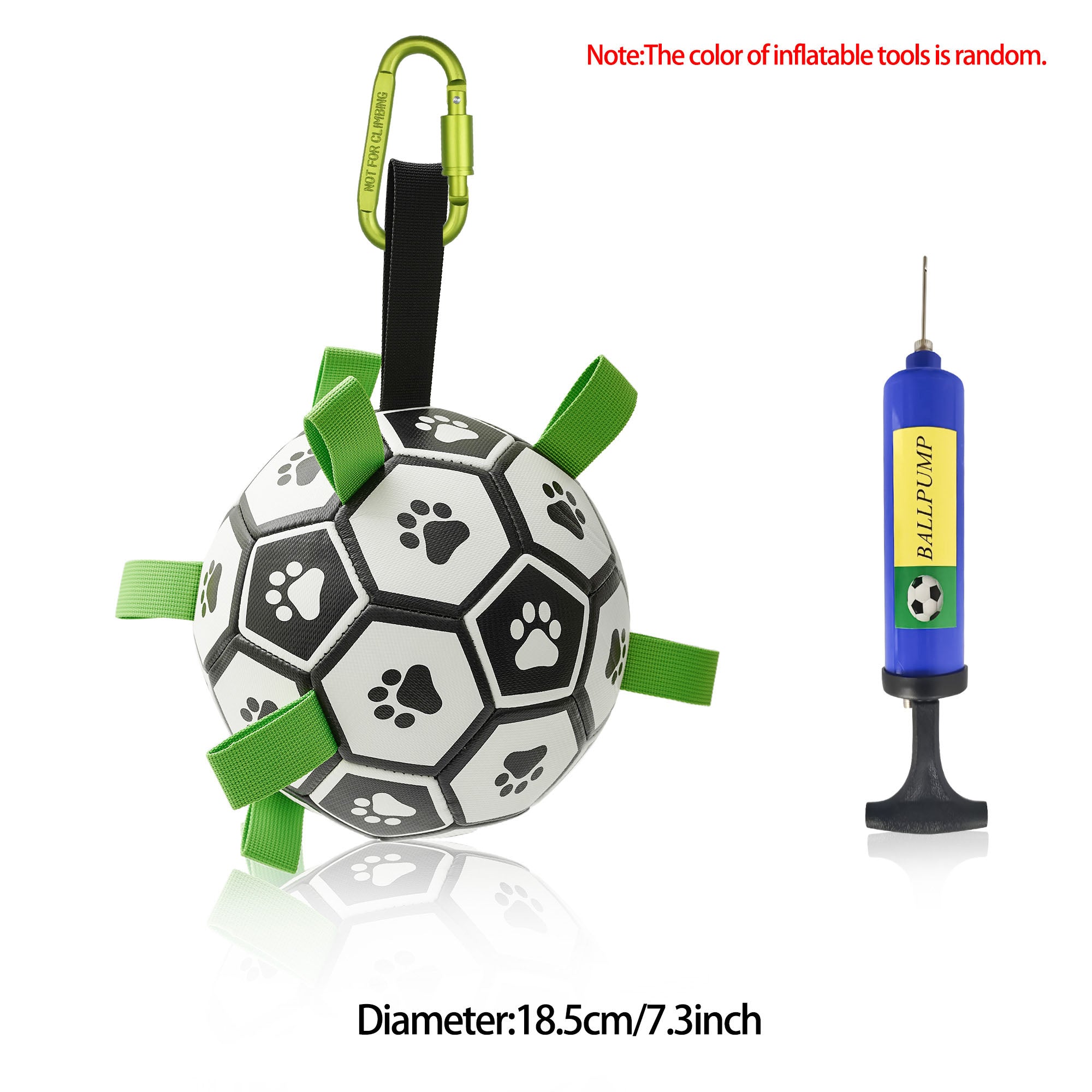 Interactive Dog Football Toy – Fetch & Tug Soccer Ball for Dogs