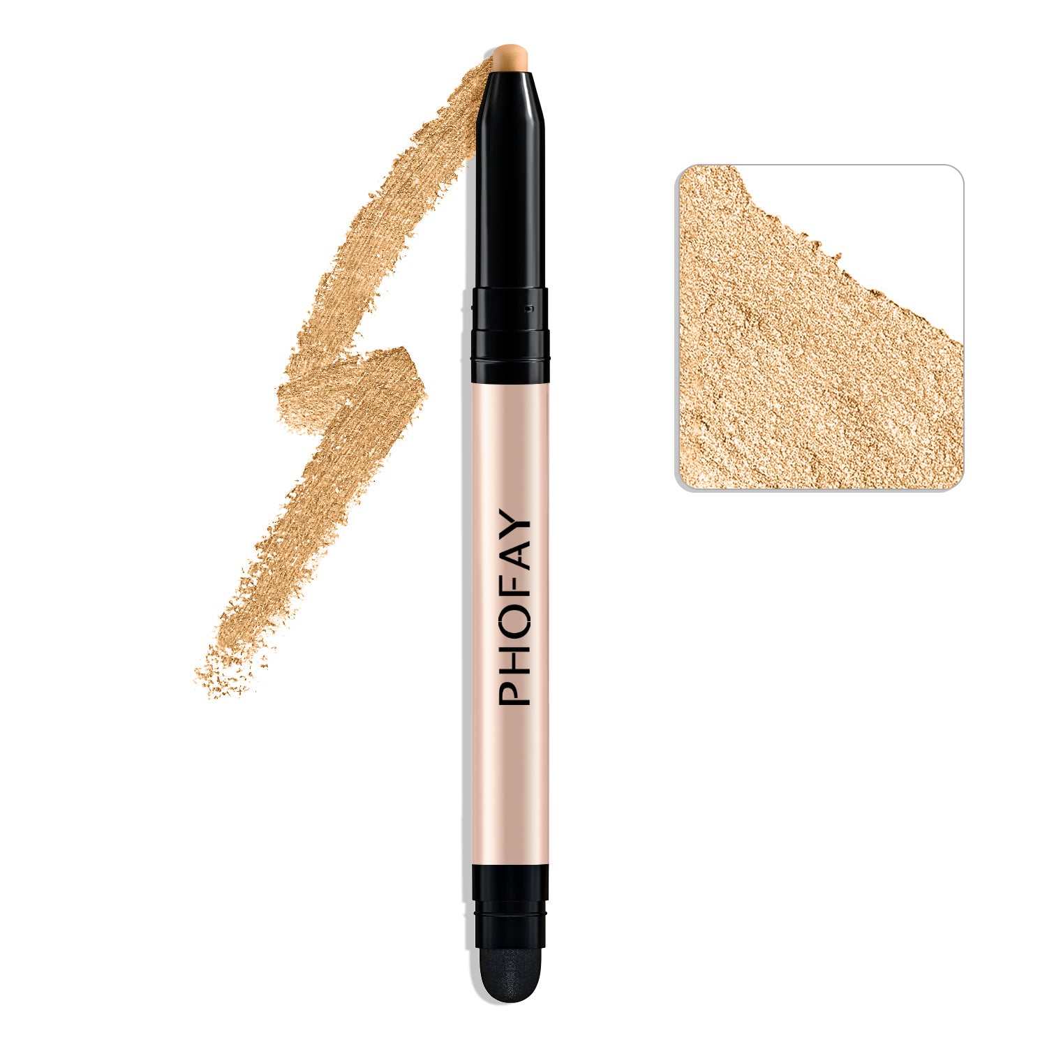 PHOFAY Eyeshadow Stick 12-Color Set – Waterproof eyeshadow stick collection with built-in smudger – YLR Essentials