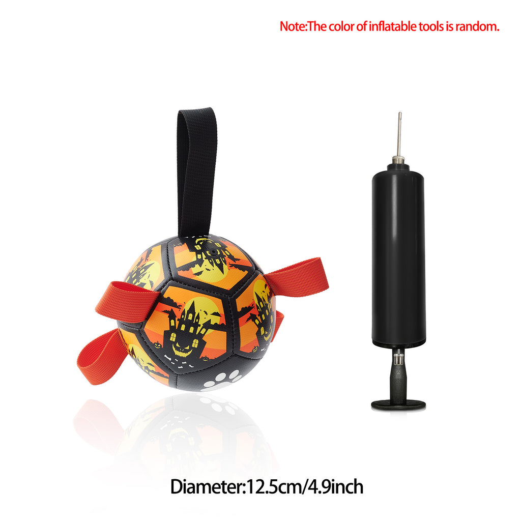 Interactive Dog Football Toy – Fetch & Tug Soccer Ball for Dogs