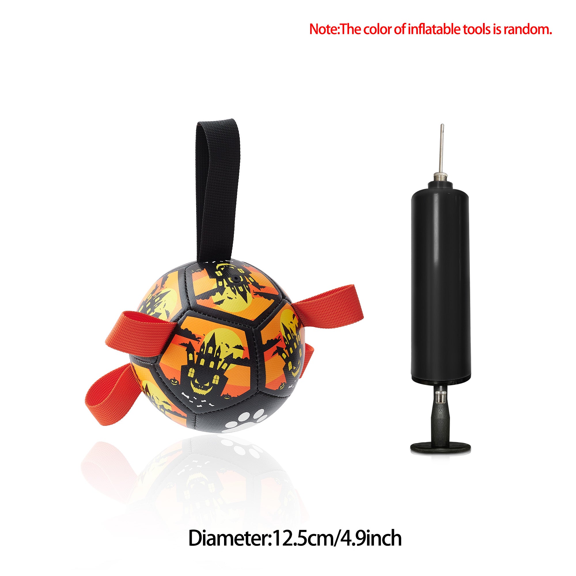 Interactive Dog Football Toy – Fetch & Tug Soccer Ball for Dogs