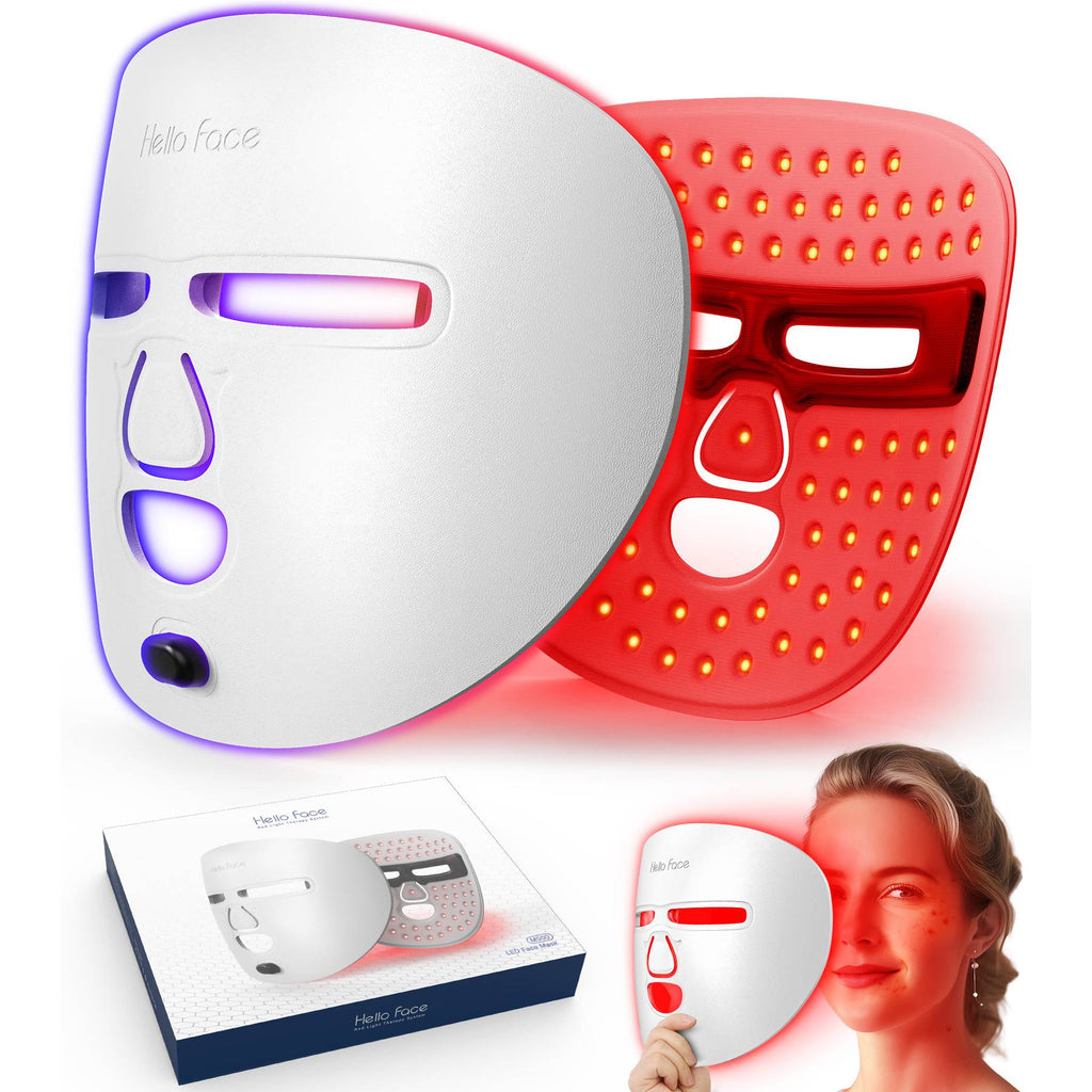 Wireless 3-mode LED light therapy face mask