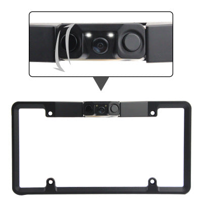 Wireless License Plate Backup Camera with IR Night Vision