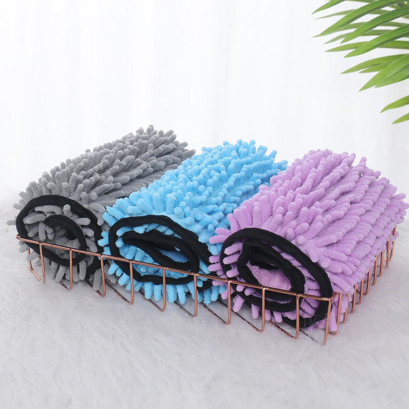 Super Absorbent Pet Towel — Quick-Dry Microfiber Bath Robe for Dogs & Cats