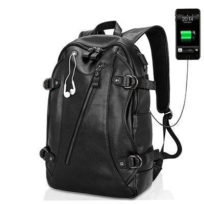 Premium ergonomic travel backpack with multi-compartment storage, laptop compartment, and adjustable padded shoulder straps
