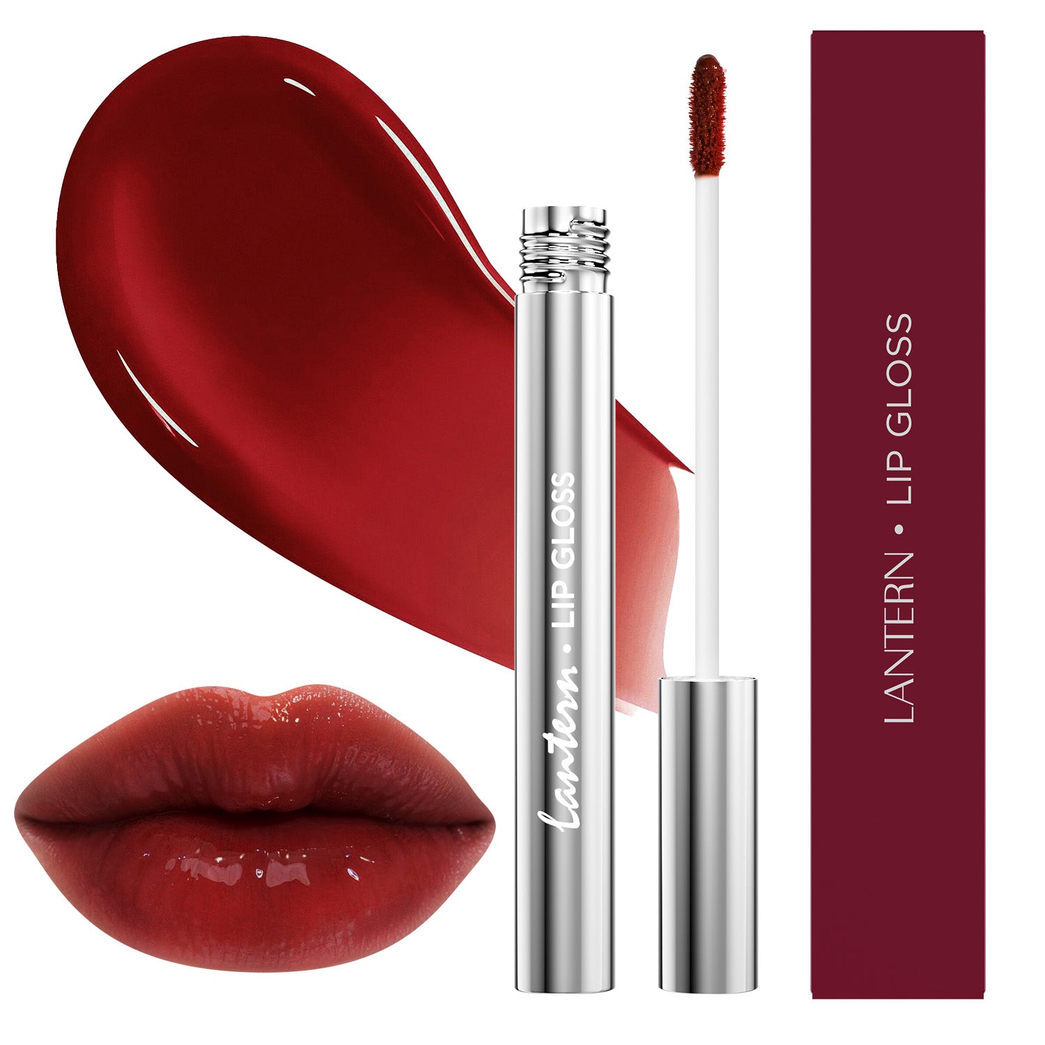 Hyaluronic acid hydrating lip gloss in 01 Rosy