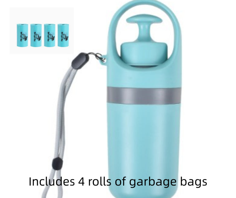 Portable Dog Pooper Scooper with Built-in Poop Bag Dispenser