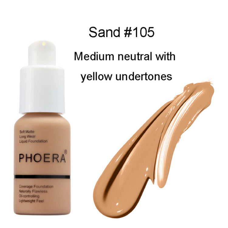 Matte liquid foundation and concealer with full coverage oil control and waterproof formula available in multiple shades | YLR Essentials