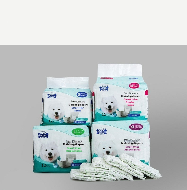 Petbest Male Dog Diaper – Wearable & Reusable