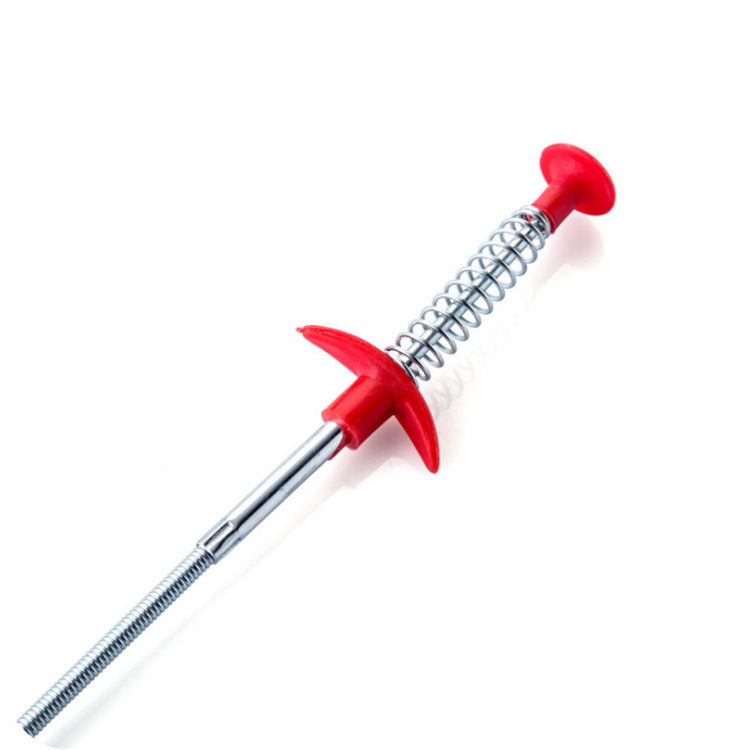 60CM Drain Clog Remover — Spring Pipe Dredging Tool