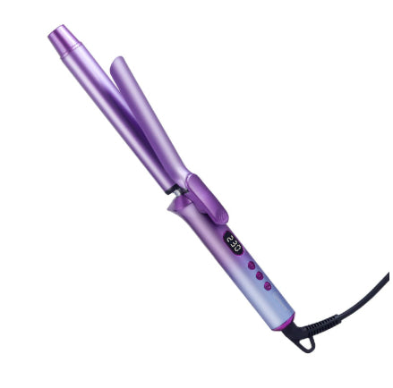 Mini Portable Dual Voltage Hair Curling Iron for Defined Curls and Soft Perm Styling, Available in Champagne Gold and Gradient Purple – YLR Essentials
