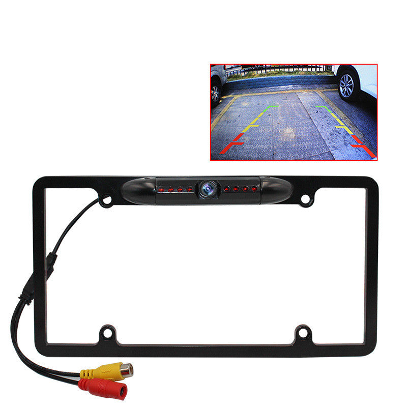 Wireless License Plate Backup Camera with IR Night Vision