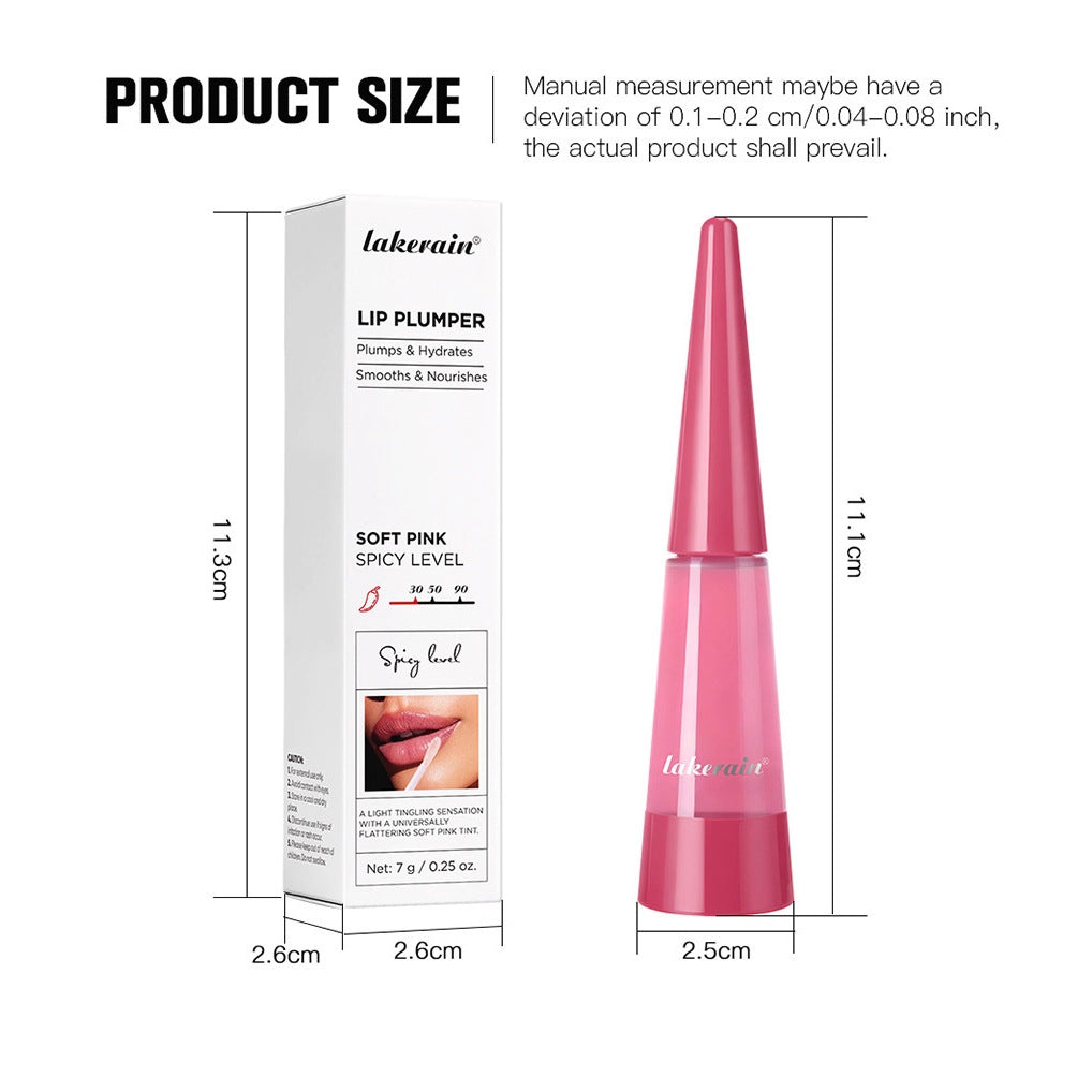 Hydrating lip oil with glossy tinted finish