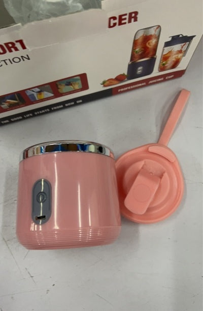6-Blade Portable Blender – Mini Juicer Cup with USB Charging | Smoothie, Fruit & Ice Crusher