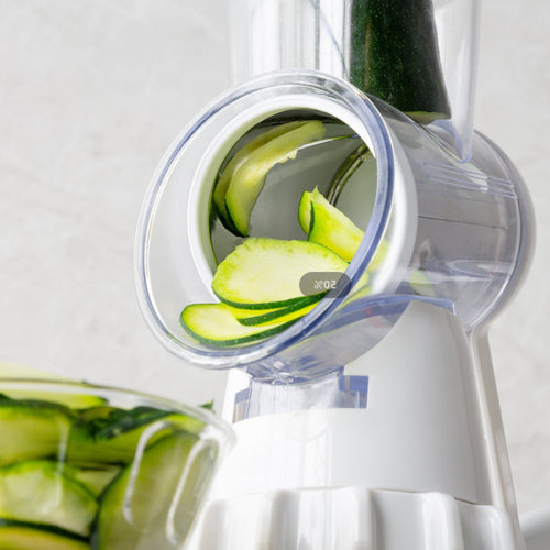 3-in-1 Vegetable Slicer, Grater & Shredder — Manual Kitchen Tool