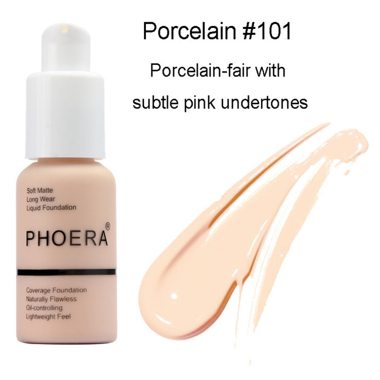 Matte liquid foundation and concealer with full coverage oil control and waterproof formula available in multiple shades | YLR Essentials