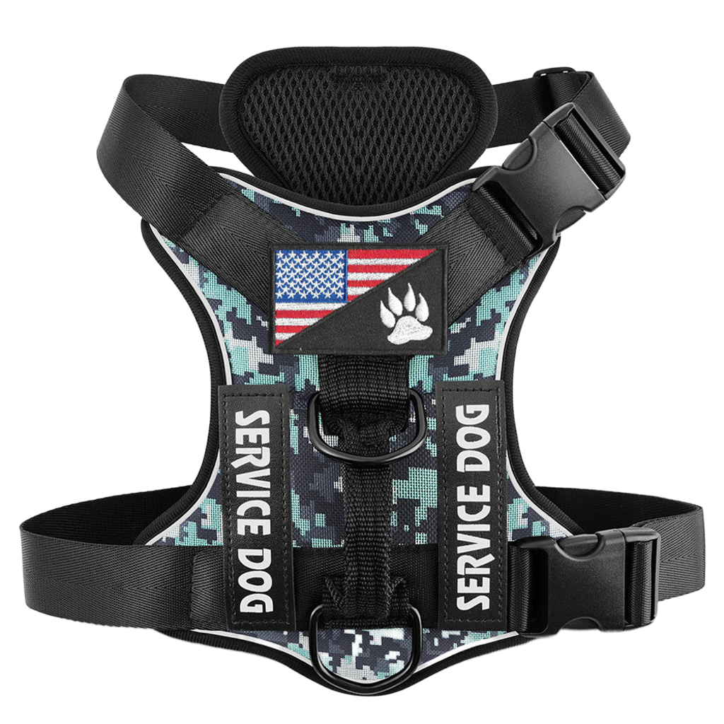 Reflective Breathable Dog Harness – Adjustable Polyester & Nylon, Quick-Release, Eco-Friendly