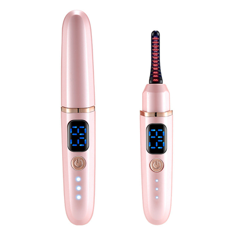 Blue Type-C rechargeable heated eyelash curler