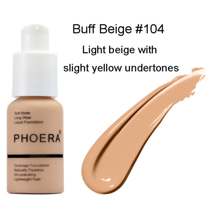 Matte liquid foundation and concealer with full coverage oil control and waterproof formula available in multiple shades | YLR Essentials