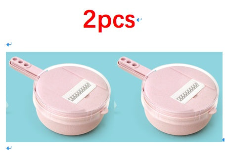 8-in-1 Mandoline Slicer – Vegetable Cutter, Grater & Peeler Set with Strainer