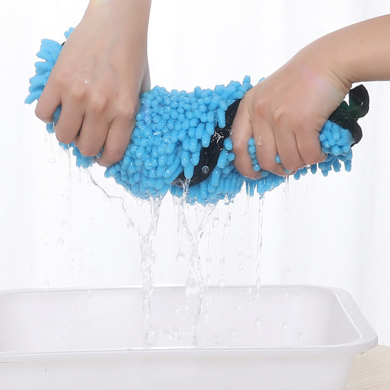 Super Absorbent Pet Towel — Quick-Dry Microfiber Bath Robe for Dogs & Cats
