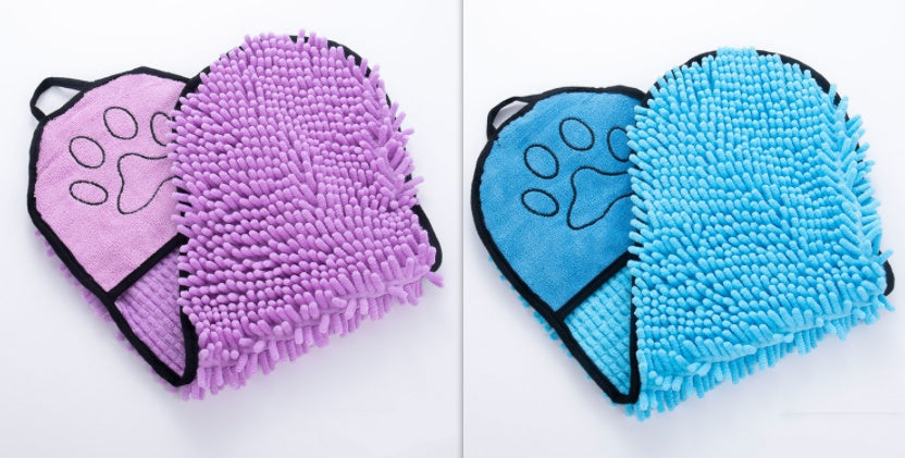 Super Absorbent Pet Towel — Quick-Dry Microfiber Bath Robe for Dogs & Cats