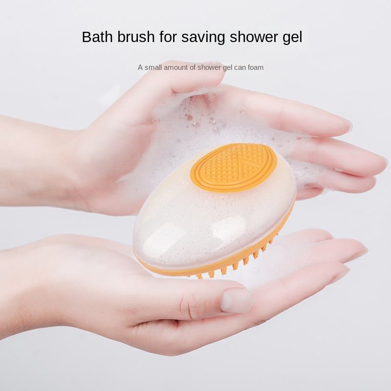 2-in-1 Pet Bath & Massage Brush — Soft Silicone Grooming Comb for Dogs & Cats