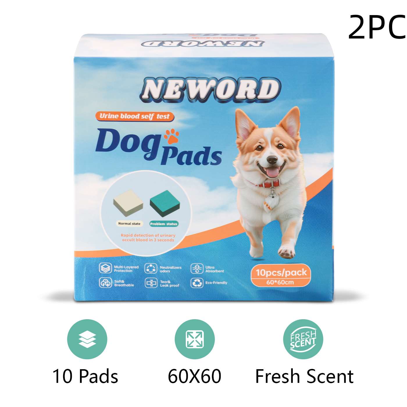 Dog Urine Detection Pads – Absorbent Training Pads for Dogs