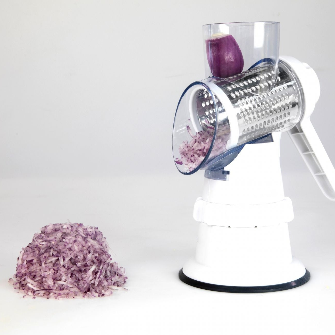 3-in-1 Vegetable Slicer, Grater & Shredder — Manual Kitchen Tool
