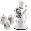 3-in-1 Vegetable Slicer, Grater & Shredder — Manual Kitchen Tool