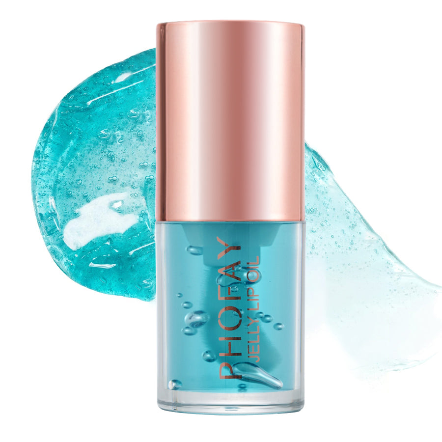 PHOFAY Jelly Lip Oil – Ultra-Moisturizing Non-Sticky Lip Gloss with Doe-Foot Applicator – YLR Essentials