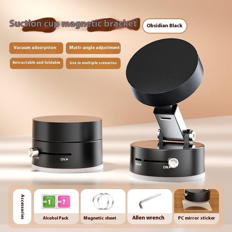 Magnetic Vacuum Car Phone Holder with 360-Degree Rotation, Hands-Free Universal Dashboard Mount – YLR Essentials