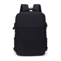 "Large capacity travel backpack with laptop compartment, adjustable shoulder straps, and multi-pocket organization for travel, work, and school"