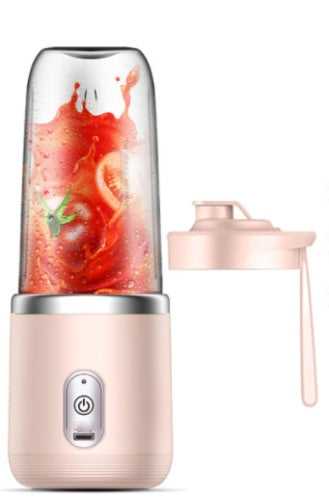 6-Blade Portable Blender – Mini Juicer Cup with USB Charging | Smoothie, Fruit & Ice Crusher