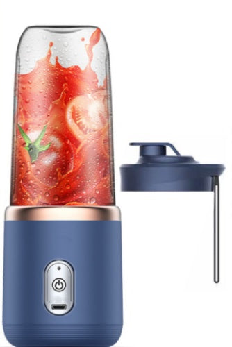 6-Blade Portable Blender – Mini Juicer Cup with USB Charging | Smoothie, Fruit & Ice Crusher
