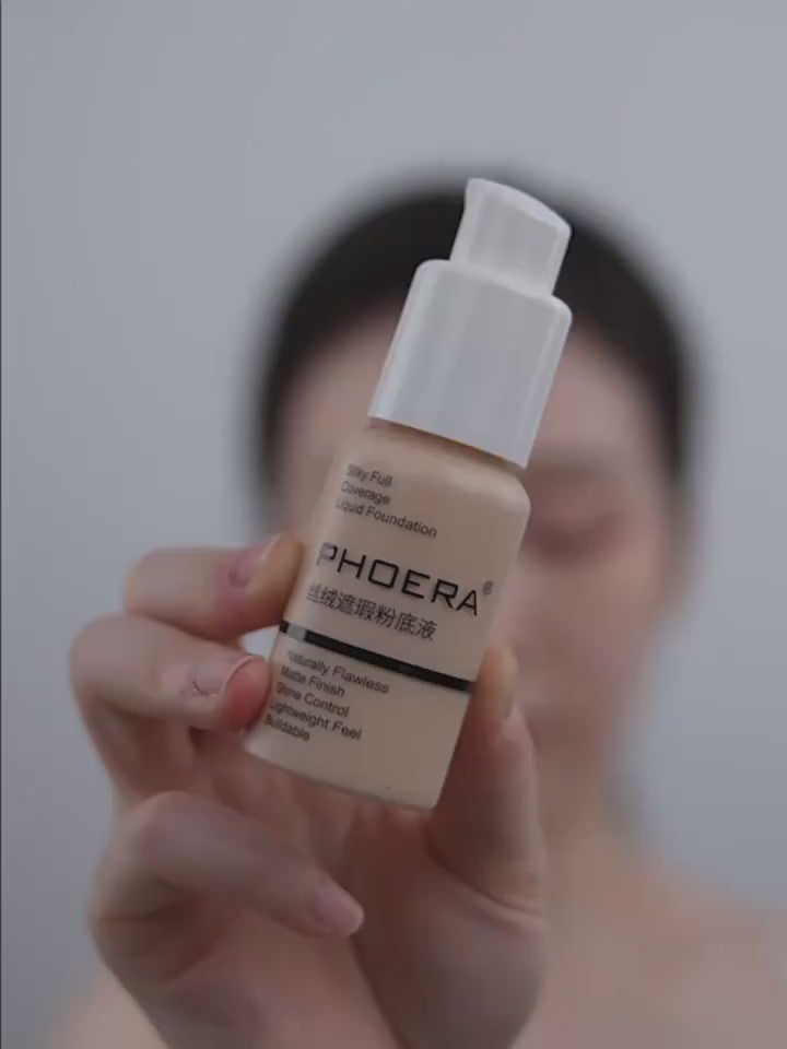 Matte liquid foundation and concealer with full coverage oil control and waterproof formula available in multiple shades | YLR Essentials