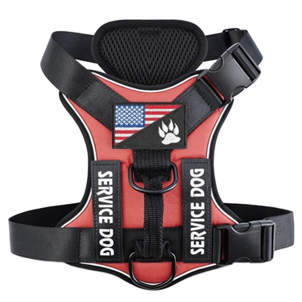 Reflective Breathable Dog Harness – Adjustable Polyester & Nylon, Quick-Release, Eco-Friendly